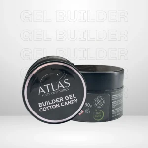 Atlas - Gel de Construction Cotton Candy – Rose Clair Couvrant 30gr - Sans TPO
