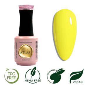 Vernis Semi-Permanent Atlas – Summer Lemonade - 15mL - Sans TPO